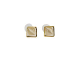 Elegant Square Gold Earrings